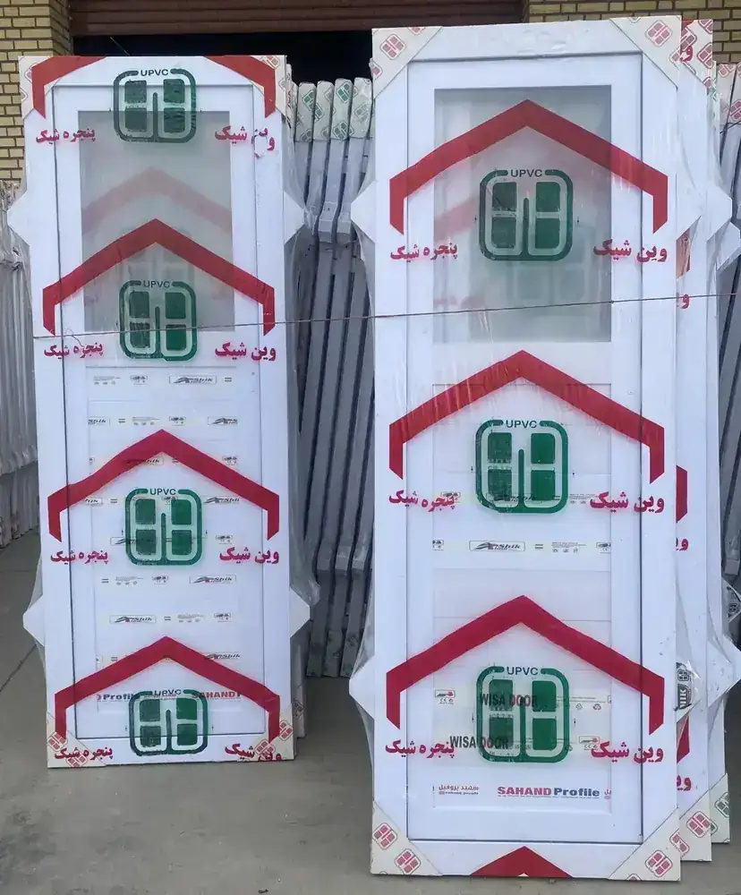 درب طرح UPVC وین شیک آماده ارسال